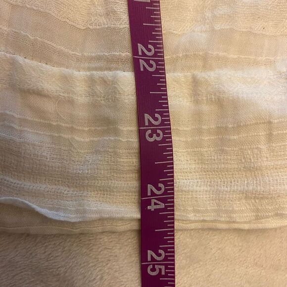 Ann Taylor Loft Ivory Crochet‎ Insert Sleeveless Top - Picture 10 of 10